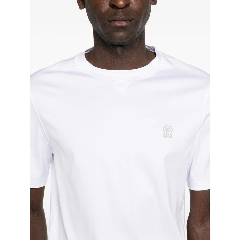 Brunello Cucinelli T Shirts White outlook