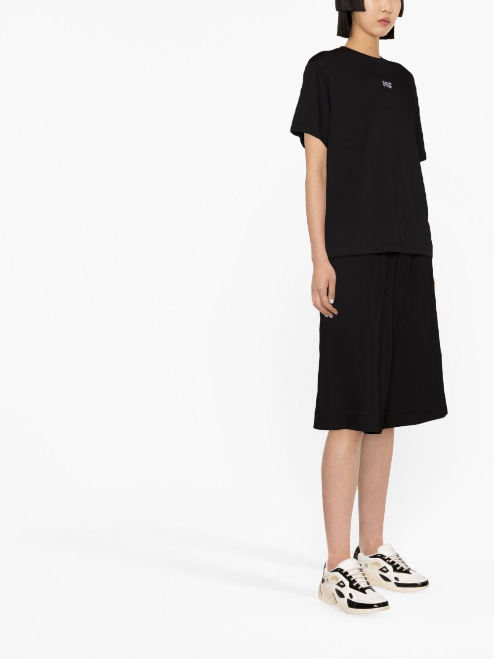 logo-print crew-neck T-shirt - 4