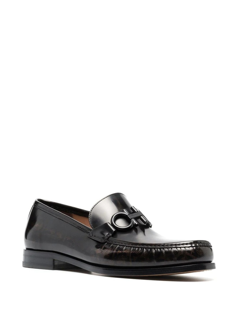 FERRAGAMO Gancini horsebit loafers outlook