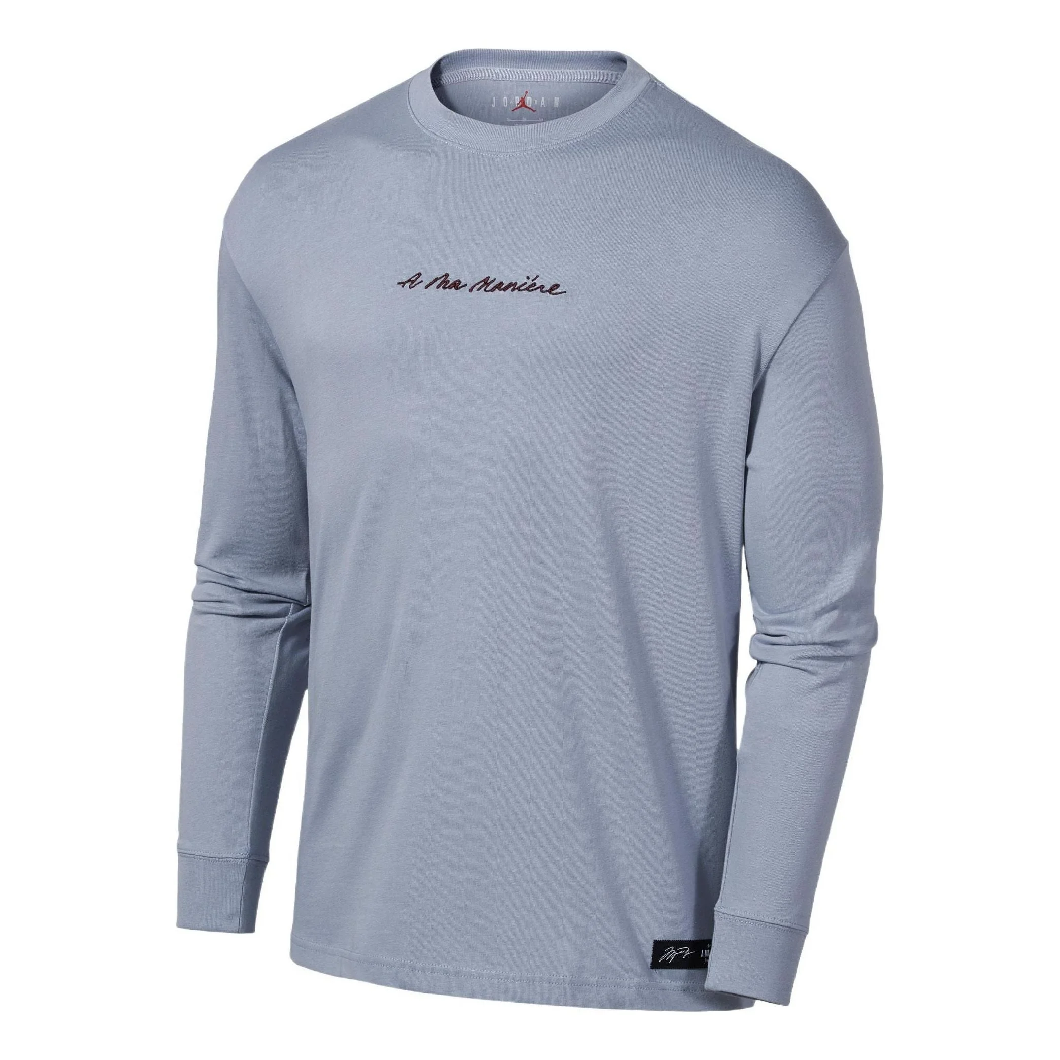 Air Jordan x A Ma Manire Crossover SS22 Long Sleeve Shirt 'Light Blue' DJ9759-464 - 1