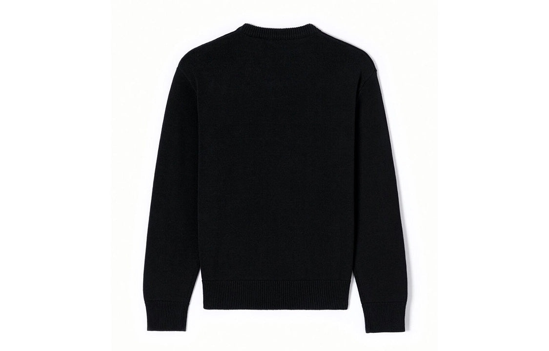 KENZO SS20 Long Sleeves Pullover Knit Black FA5-2PU507-808-99 - 2