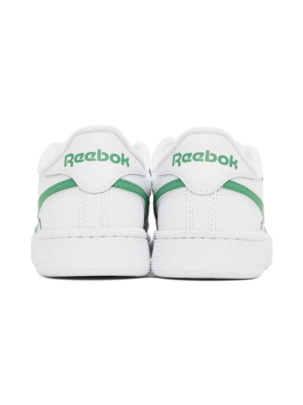 White & Green Club C Revenge Sneakers - 2
