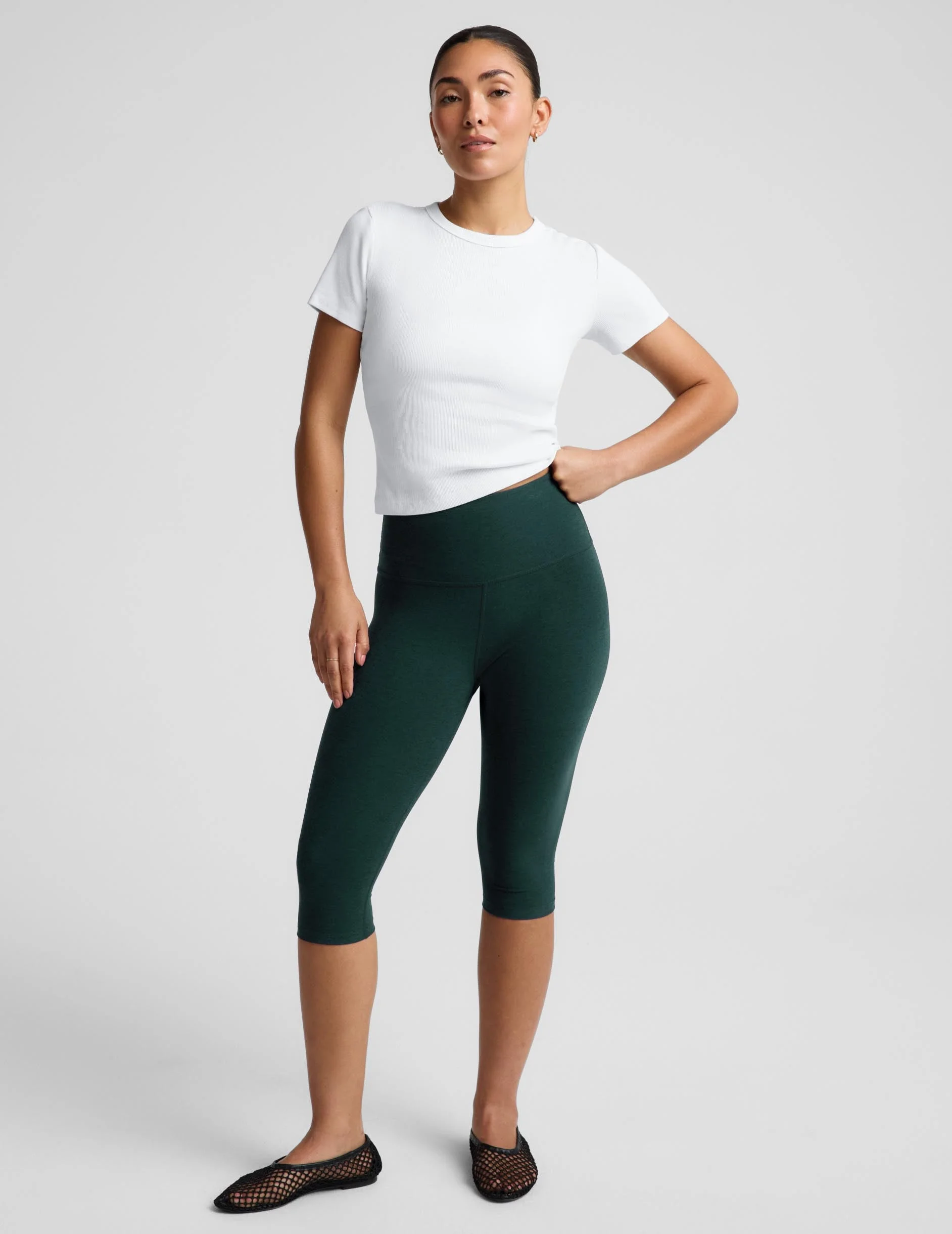 Spacedye™ Pedal Pusher High Waisted Legging - 1
