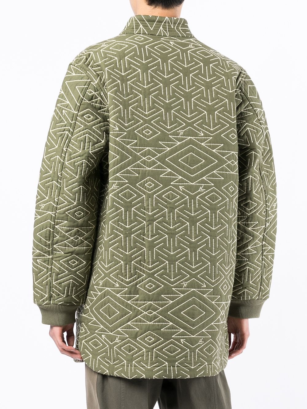 reversible padded wrap jacket - 4