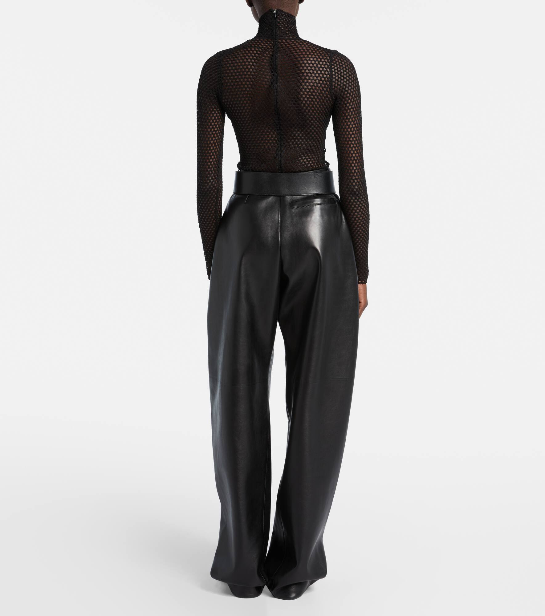 Logo mesh bodysuit - 3