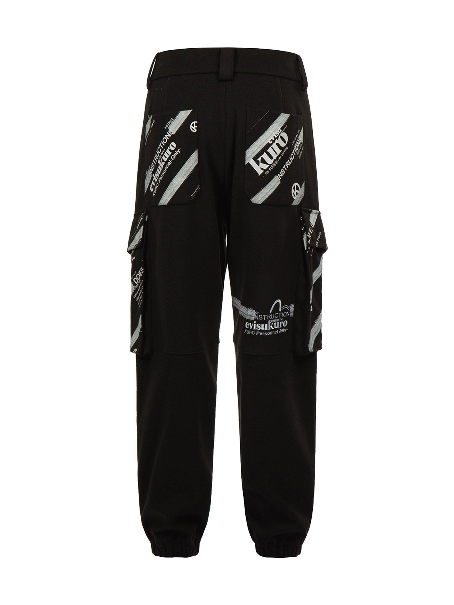 Logo Printed Pannels Cargo Pants - 12