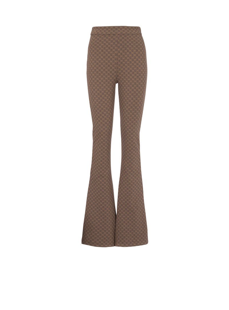 Mini monogram knit trousers 1