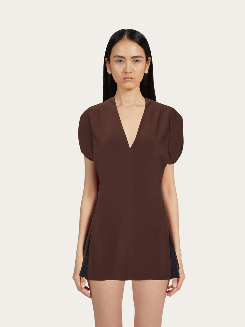 FERRAGAMO Flared mini dress outlook