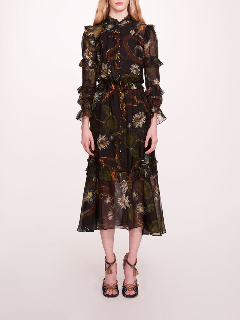 SILK LILY MIDI DRESS 1