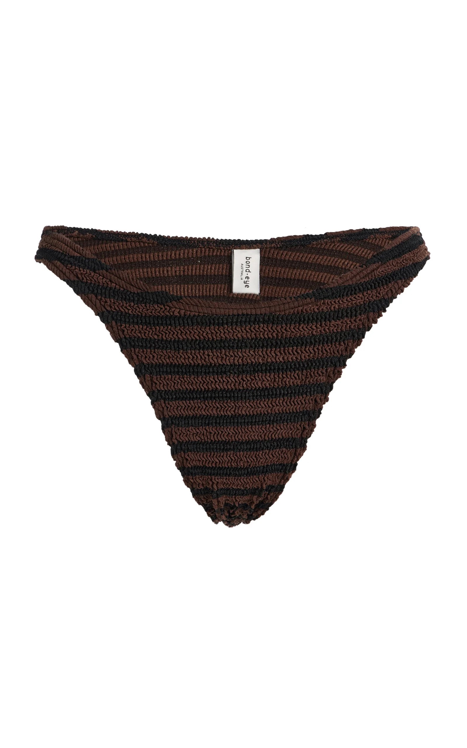 Scene Striped Bikini Bottom brown - 1