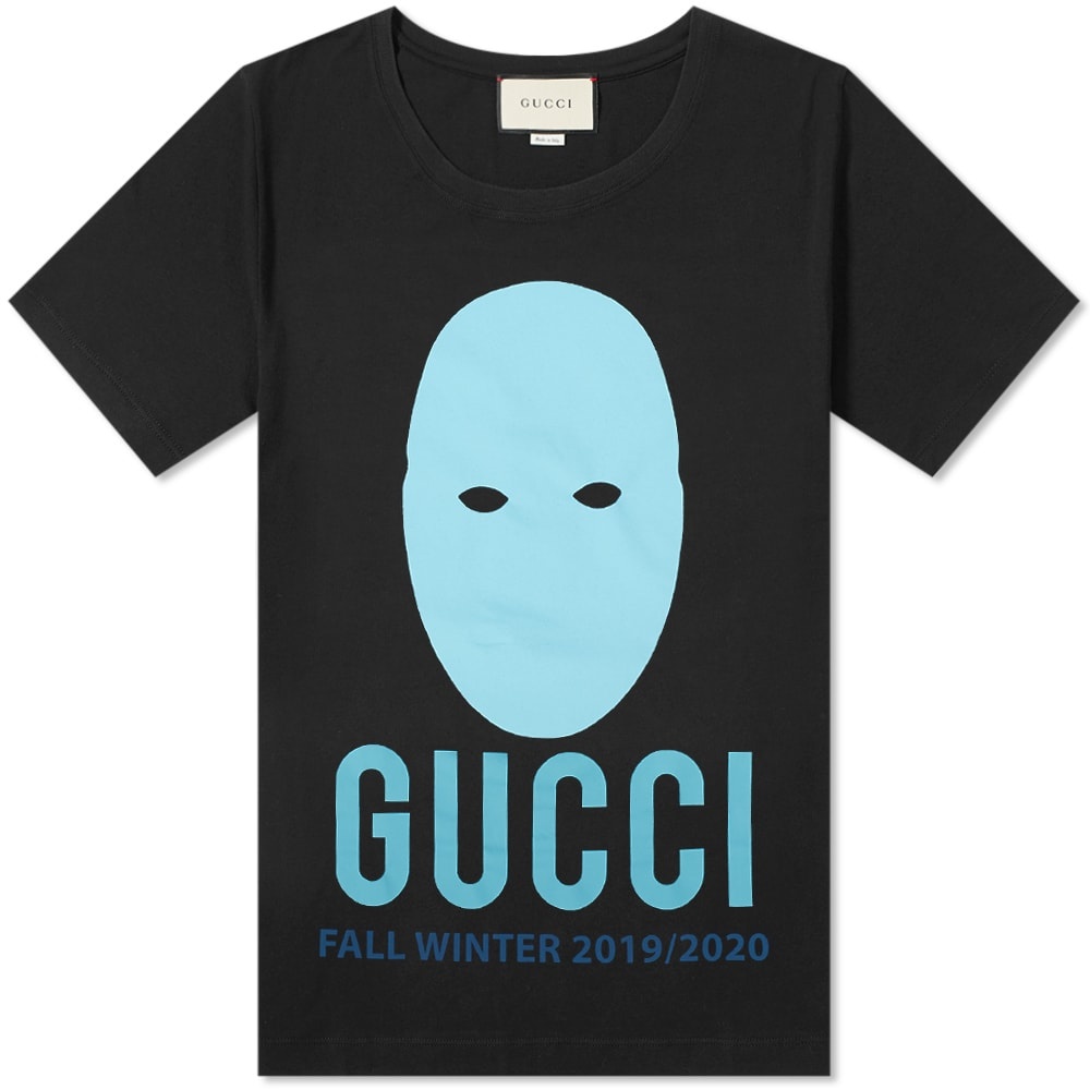 Gucci Mask Print Logo Tee - 1