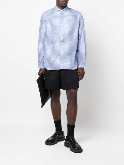 Junya Watanabe MAN checked long-sleeved shirt outlook