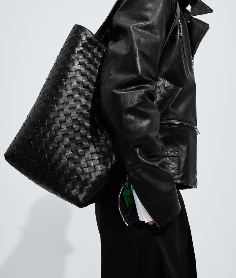 Bottega Veneta 작은 Intrecciato 토트백 outlook