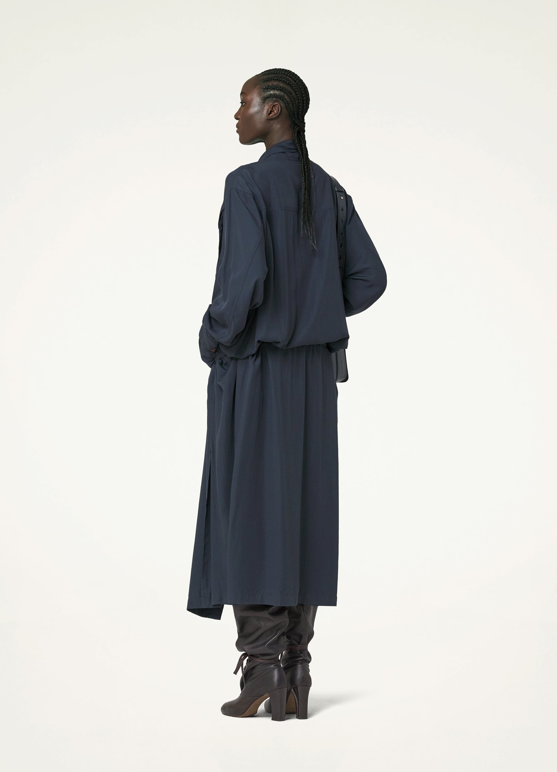 TWO POCKETS BLOUSE DRESS - 3