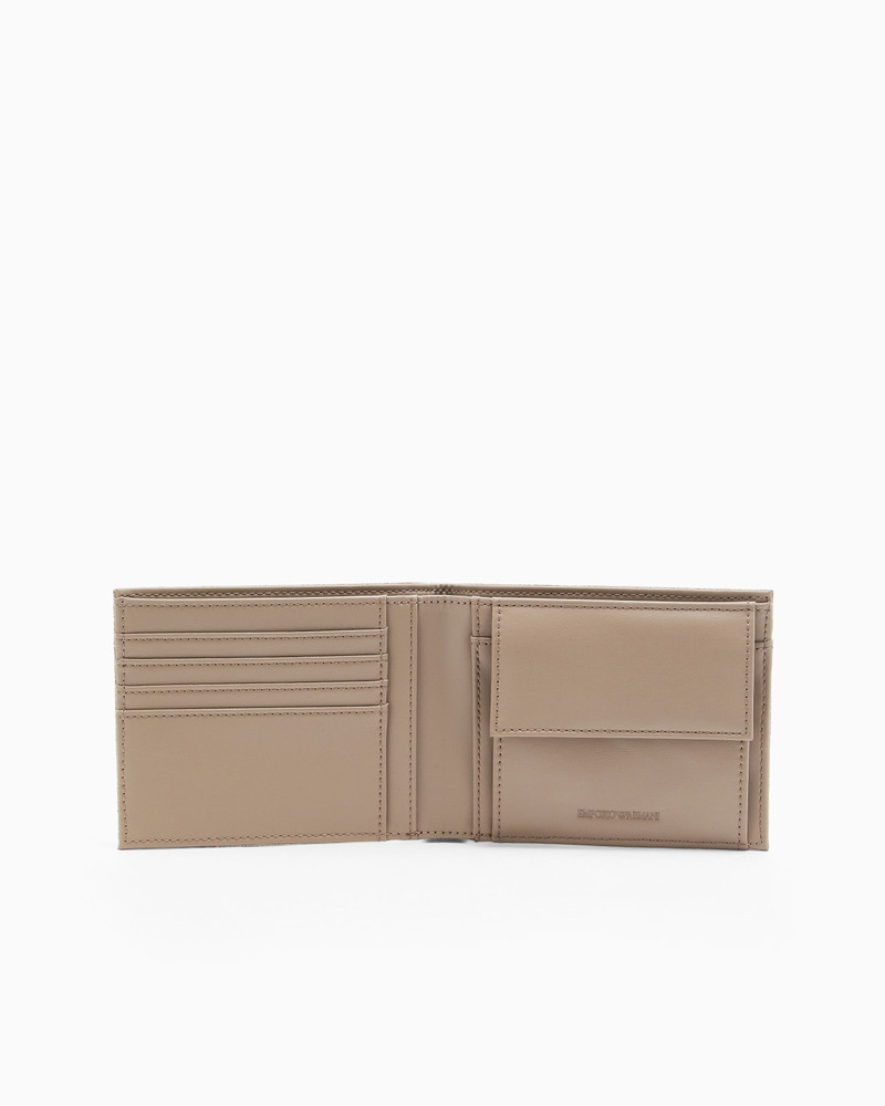 EMBOSSED SUEDE BIFOLD WALLET 3