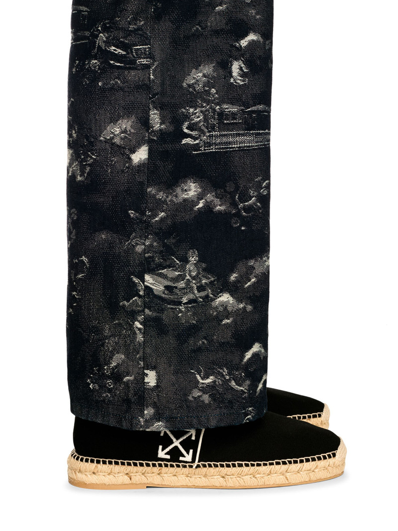 Off-White Black/white Biarritz Espadrilles outlook