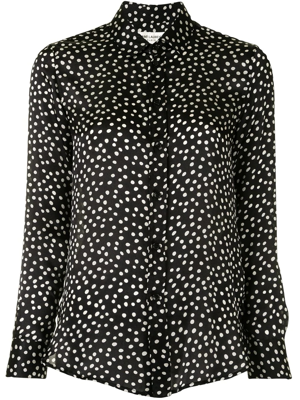 polka-dot print shirt - 1