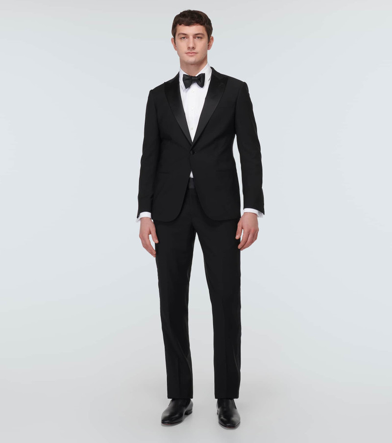 GIORGIO ARMANI Single-breasted virgin wool tuxedo outlook