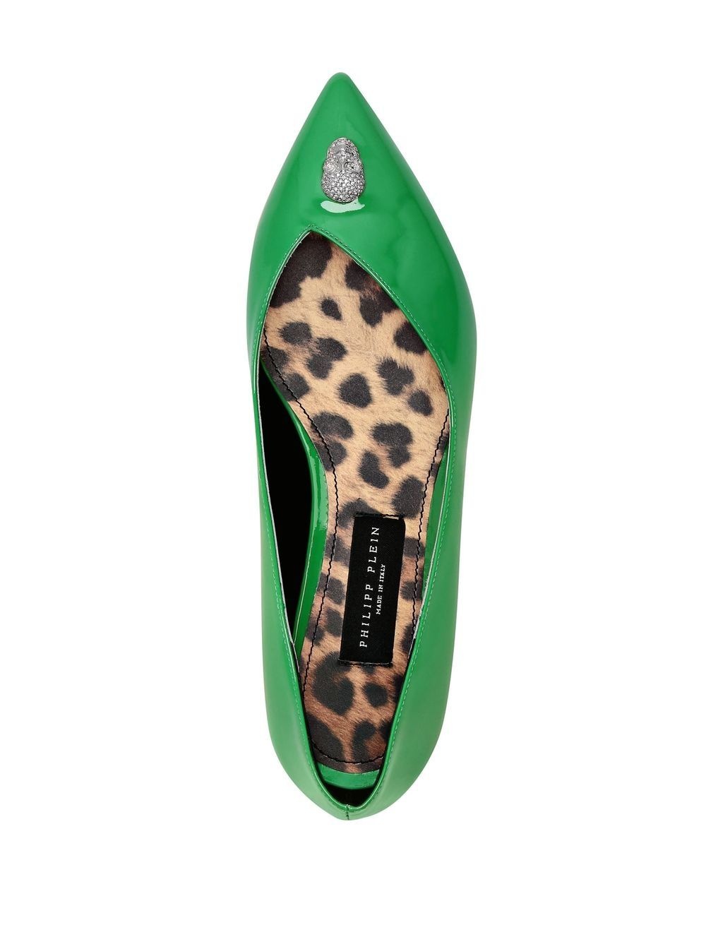 Skull-charm ballerina shoes - 4
