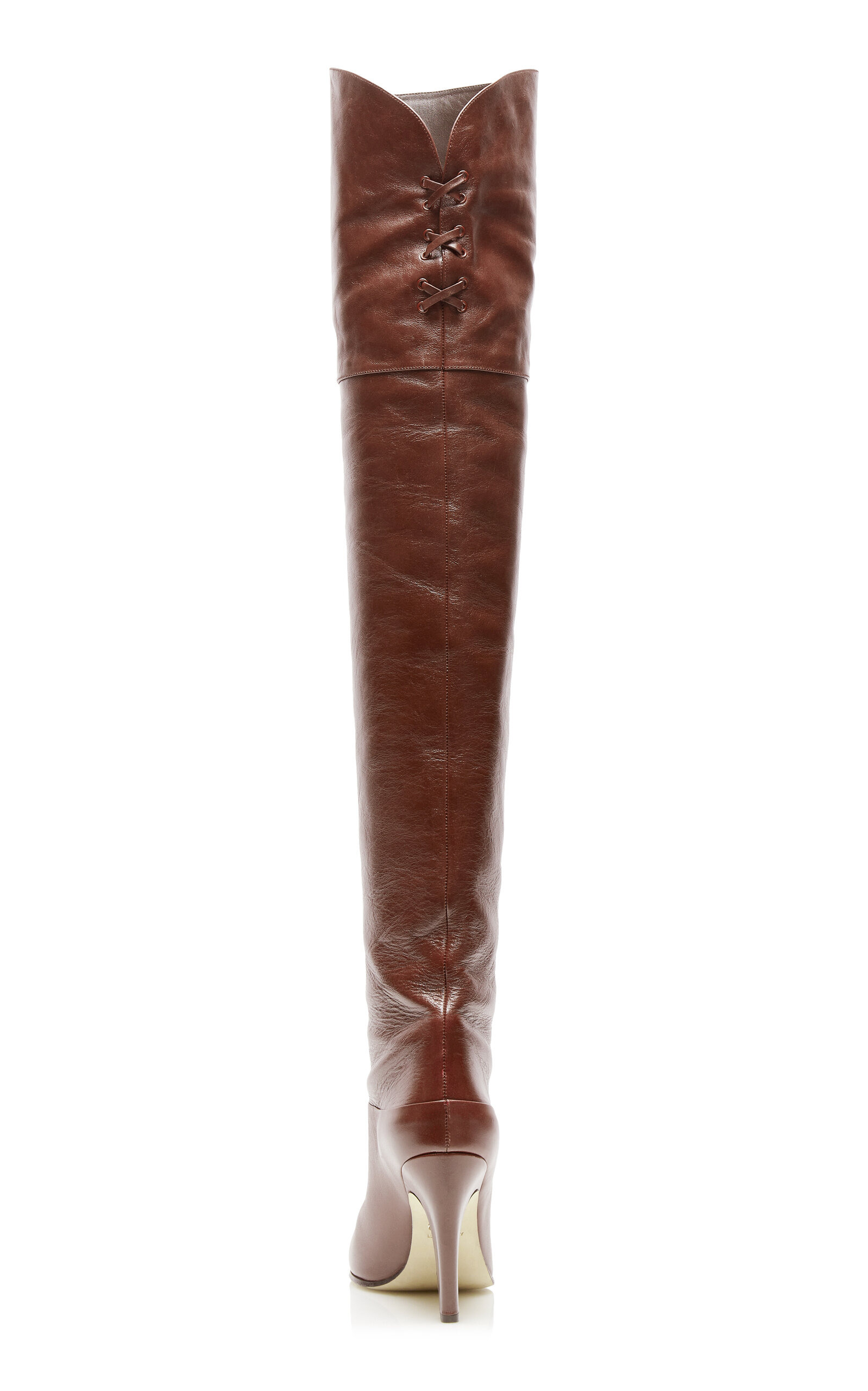 Eve Over-The-Knee Leather Boots brown - 5