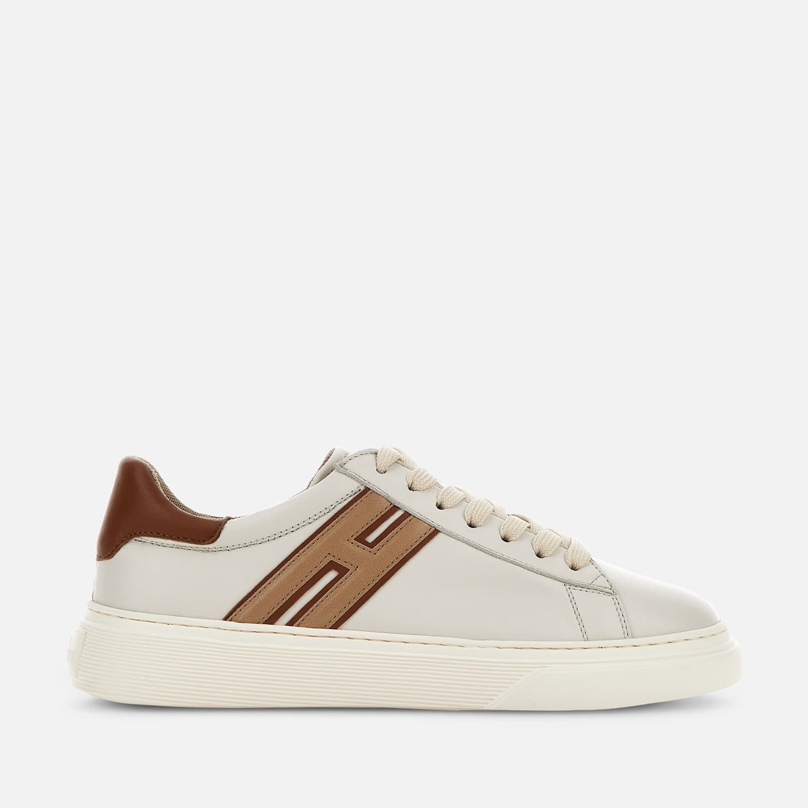 HOGAN Sneakers Hogan H365 Ivory Brown | REVERSIBLE