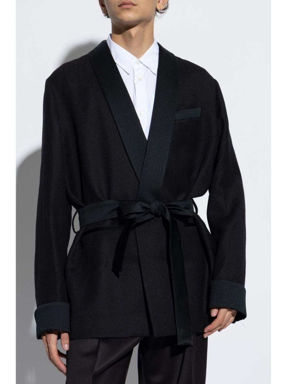 tie-waist blazer - 3