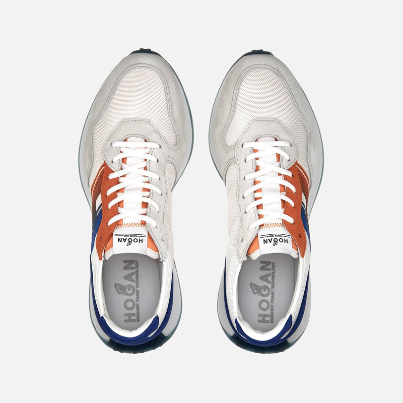 Sneakers Hogan H601 Blue Orange White 4