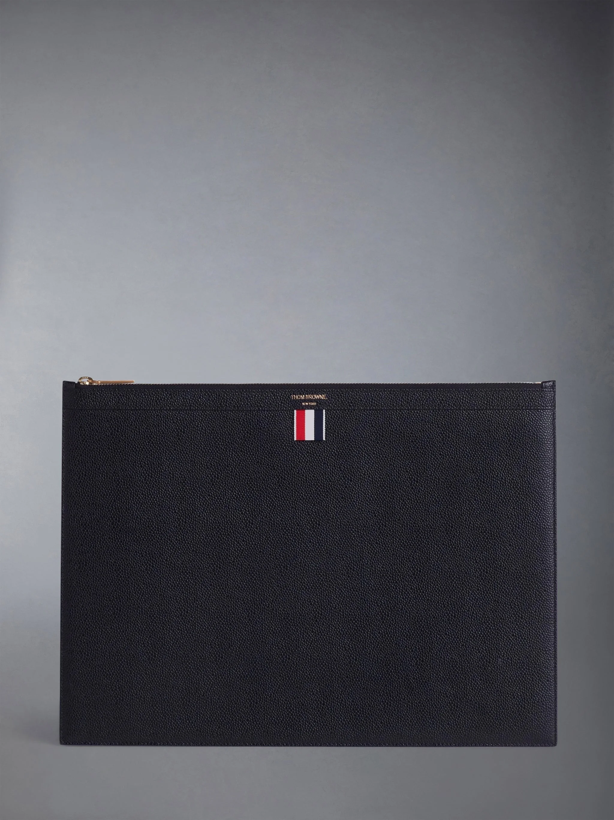 PEBBLE GRAIN LARGE DOCUMENT HOLDER - 1