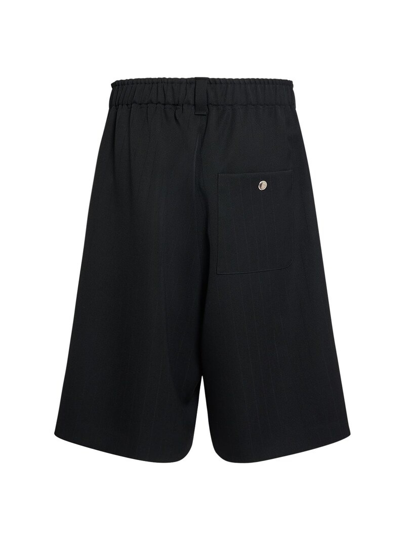 Le Bermuda Juego wool shorts - 4