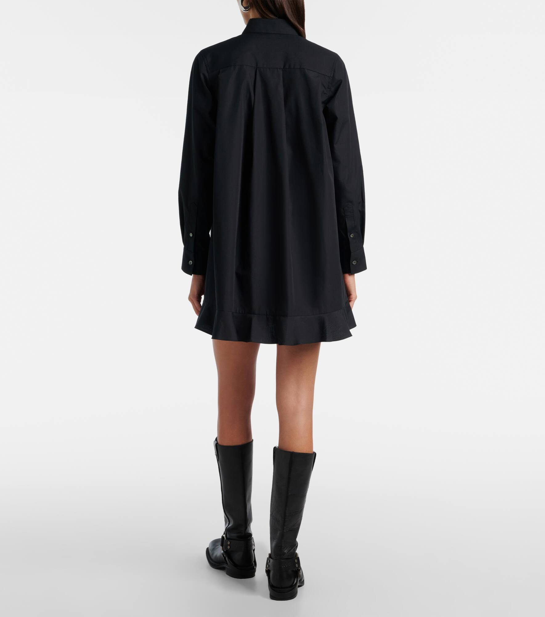 Poplin shirt dress - 3