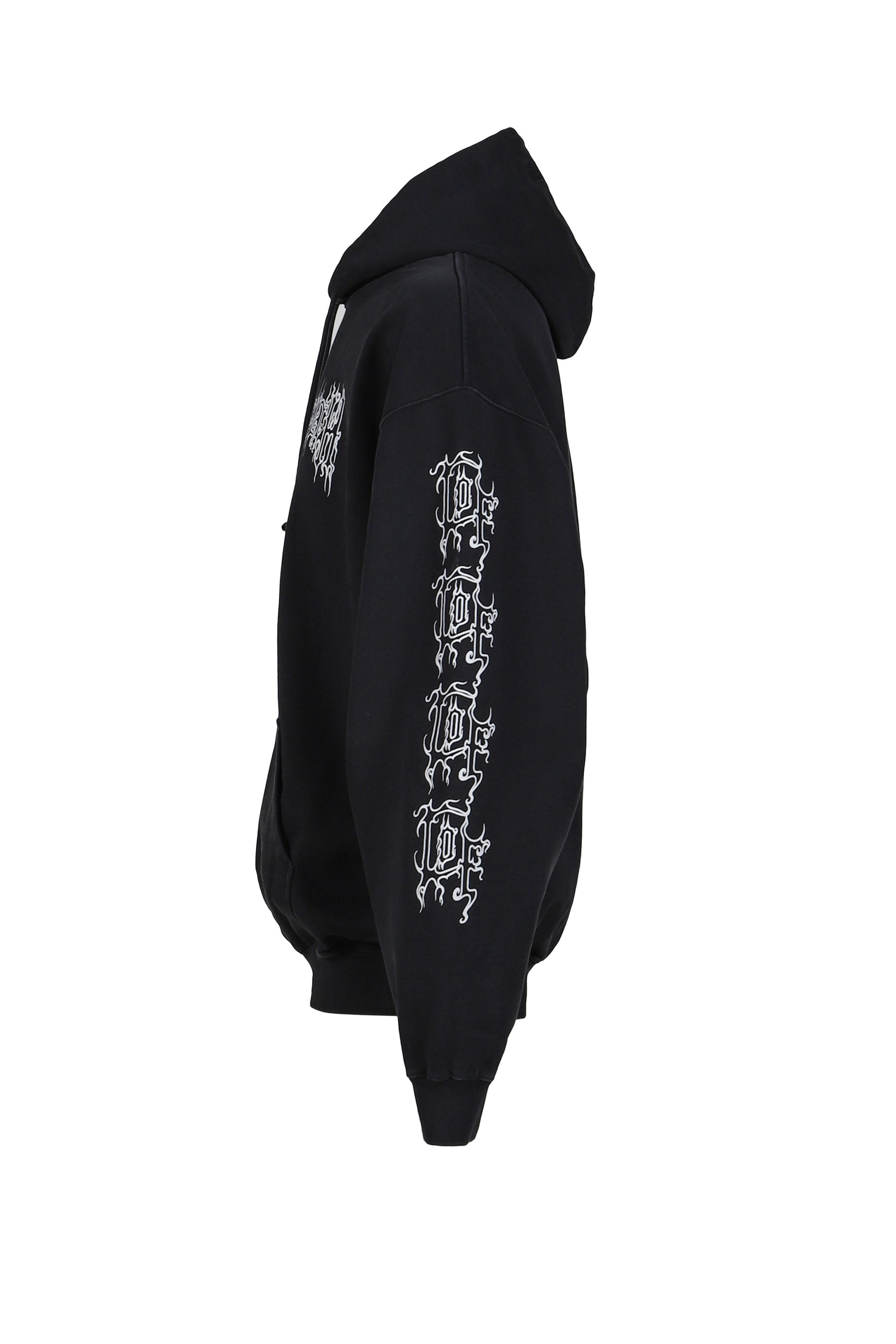 COF LOGO OVERSIZED HOODIE / WASHED BLK - 7