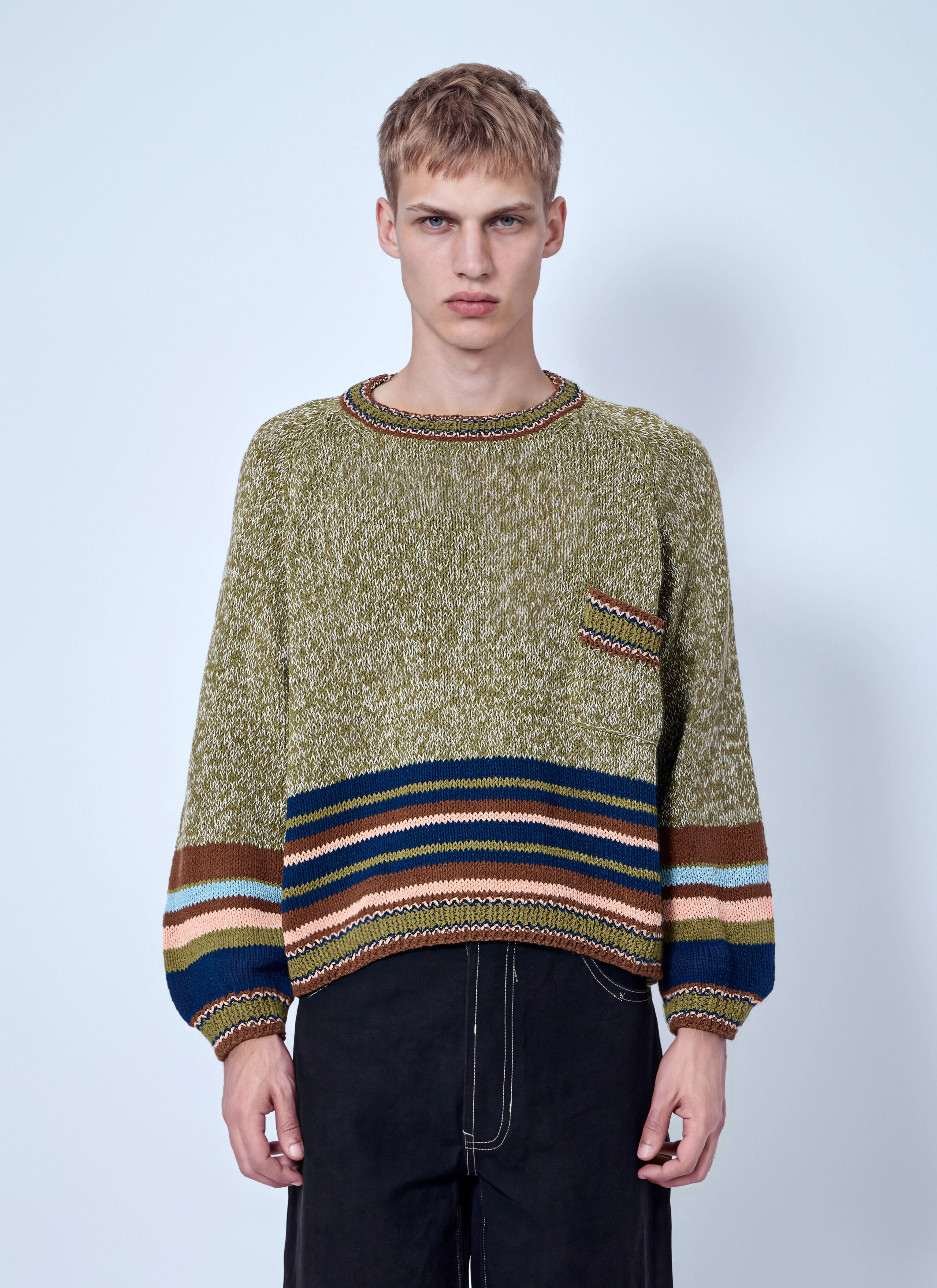 Mountain Fern Bulb Knit Jumper - 1