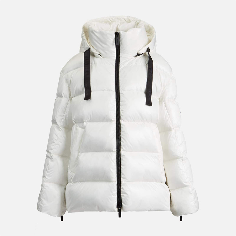 Hooded Down Jacket White 1