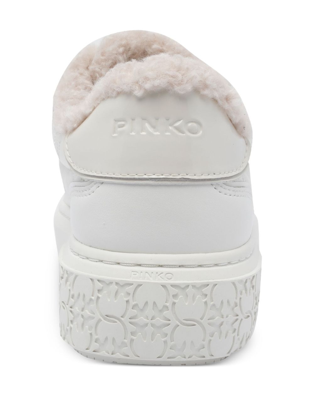 quilted-pannel fur-trim trainers - 3