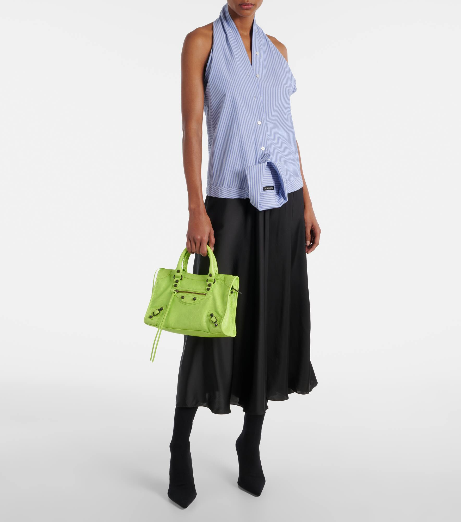 Le City Small leather tote bag - 5