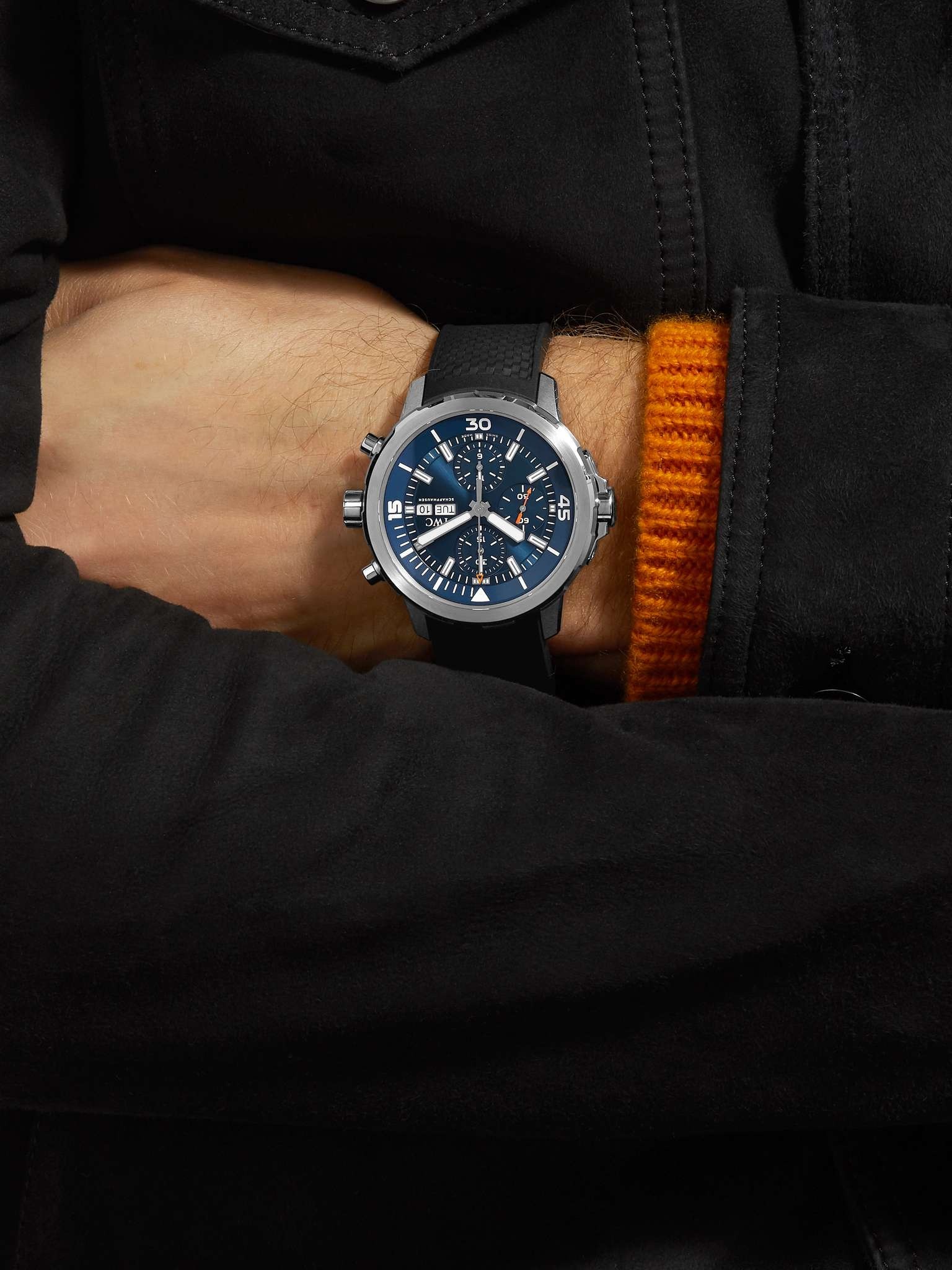 Aquatimer Expedition Jacques-Yves Cousteau Edition Automatic Chronograph 44mm Stainless Steel and Ru - 2