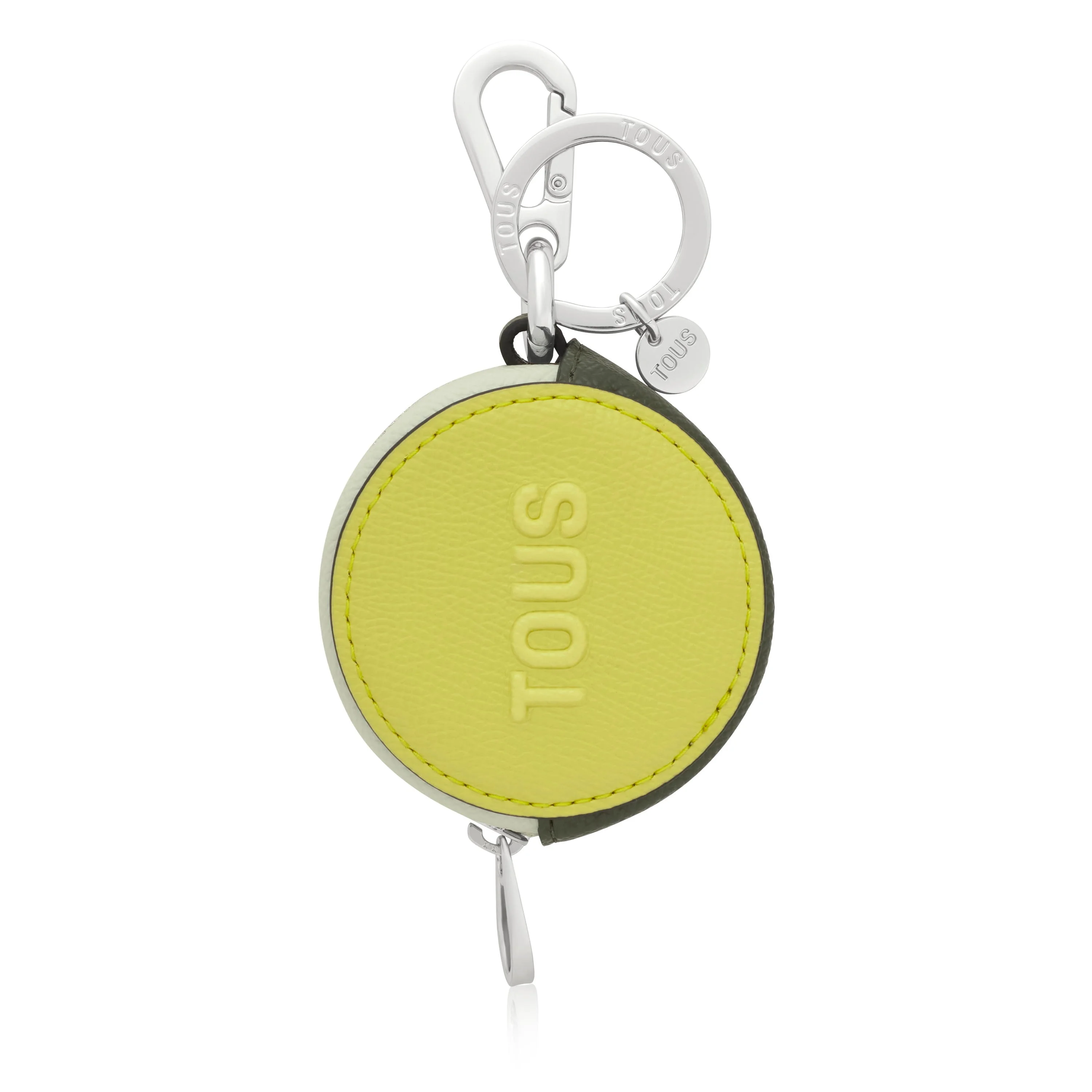 Khaki change purse Key ring Mirror - 1