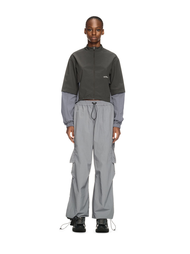 Off-White Dark Gray Off Parachute Jacket outlook