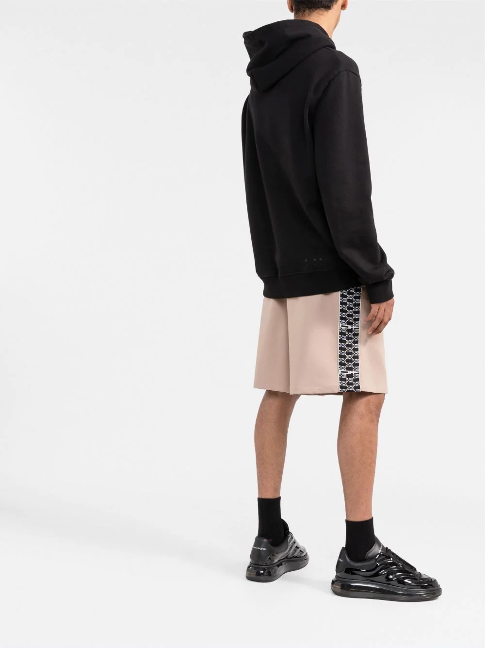 printed arrows panel shorts - 4