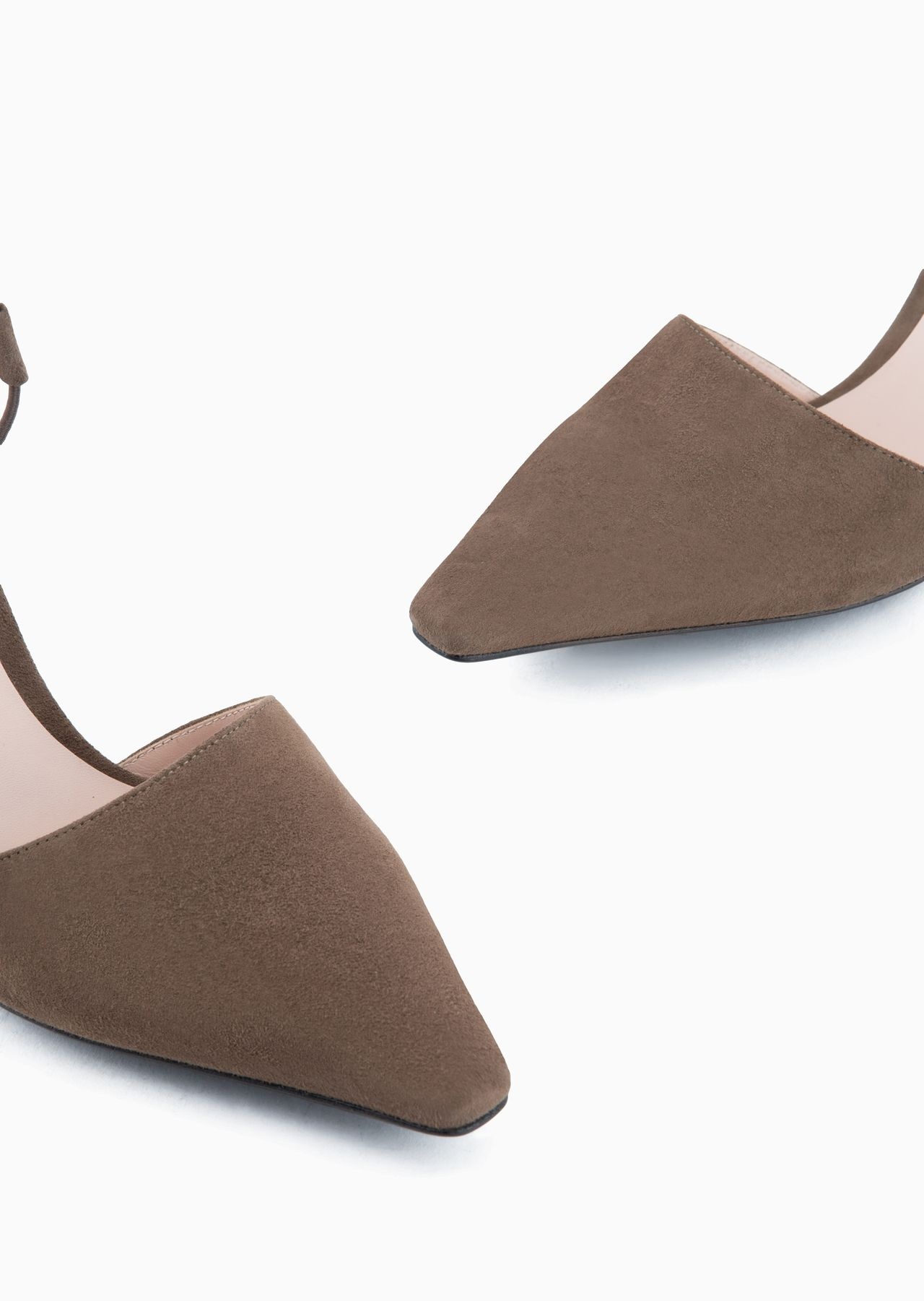 Suede slingbacks - 5
