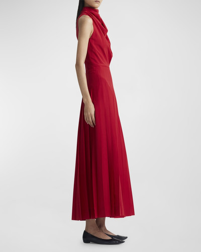 Altuzarra Nathalie Turtleneck Sleeveless Pleated Maxi Dress outlook