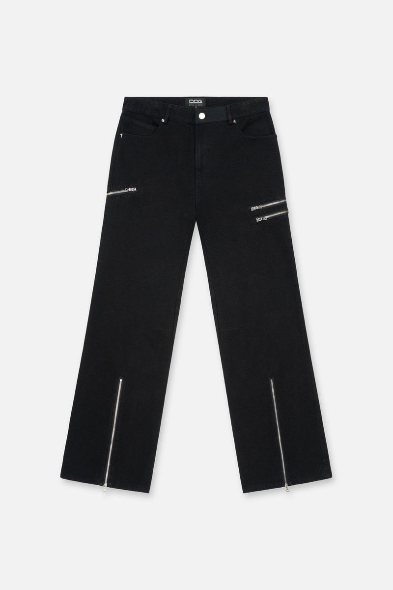 RTA X DDG RIO JEAN | BLACK ZIPPERS 1