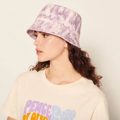 Sandro Tie-dye printed bucket hat outlook