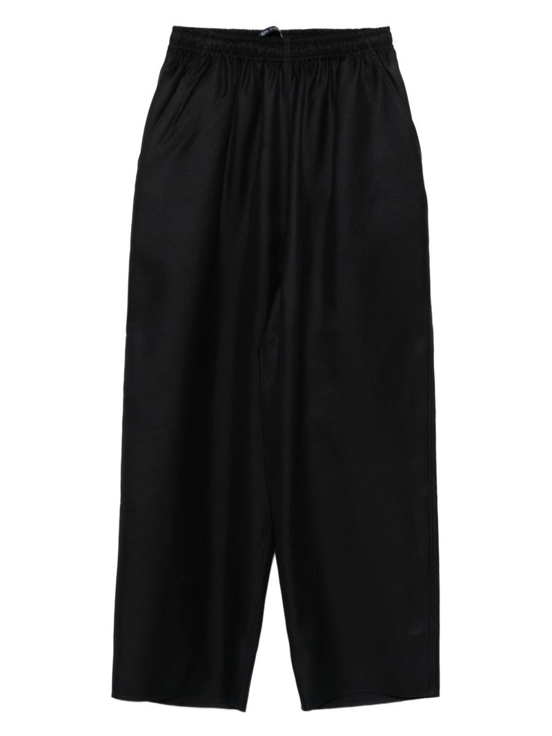 elastic-waist silk trousers 1
