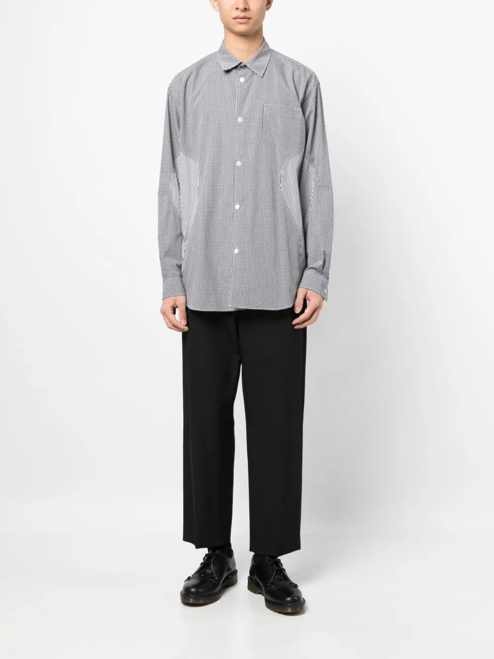 MIXED-PRINT COTTON SHIRT - 3