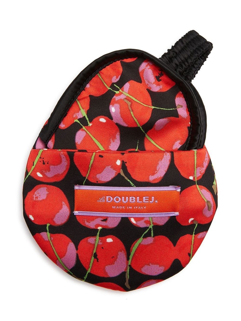 cherry-print face mask - 3