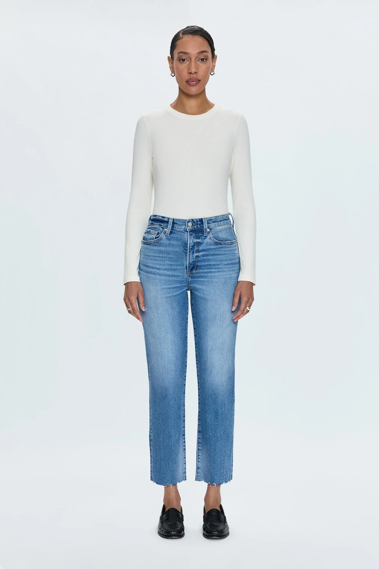 CHARLIE HIGH RISE CLASSIC STRAIGHT JEAN - RHYTHM VINTAGE - 1