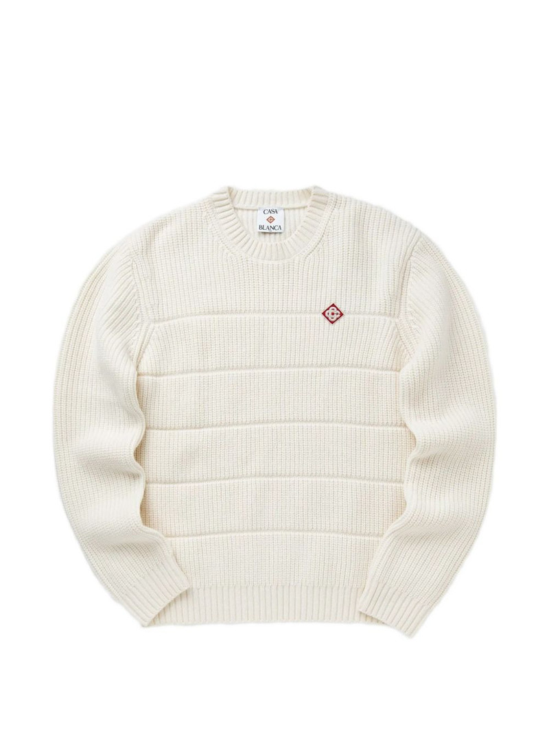 ribbed embroidered sweater 1