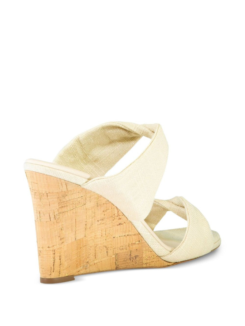 AQUAZZURA 85mm Twist wedge sandals outlook