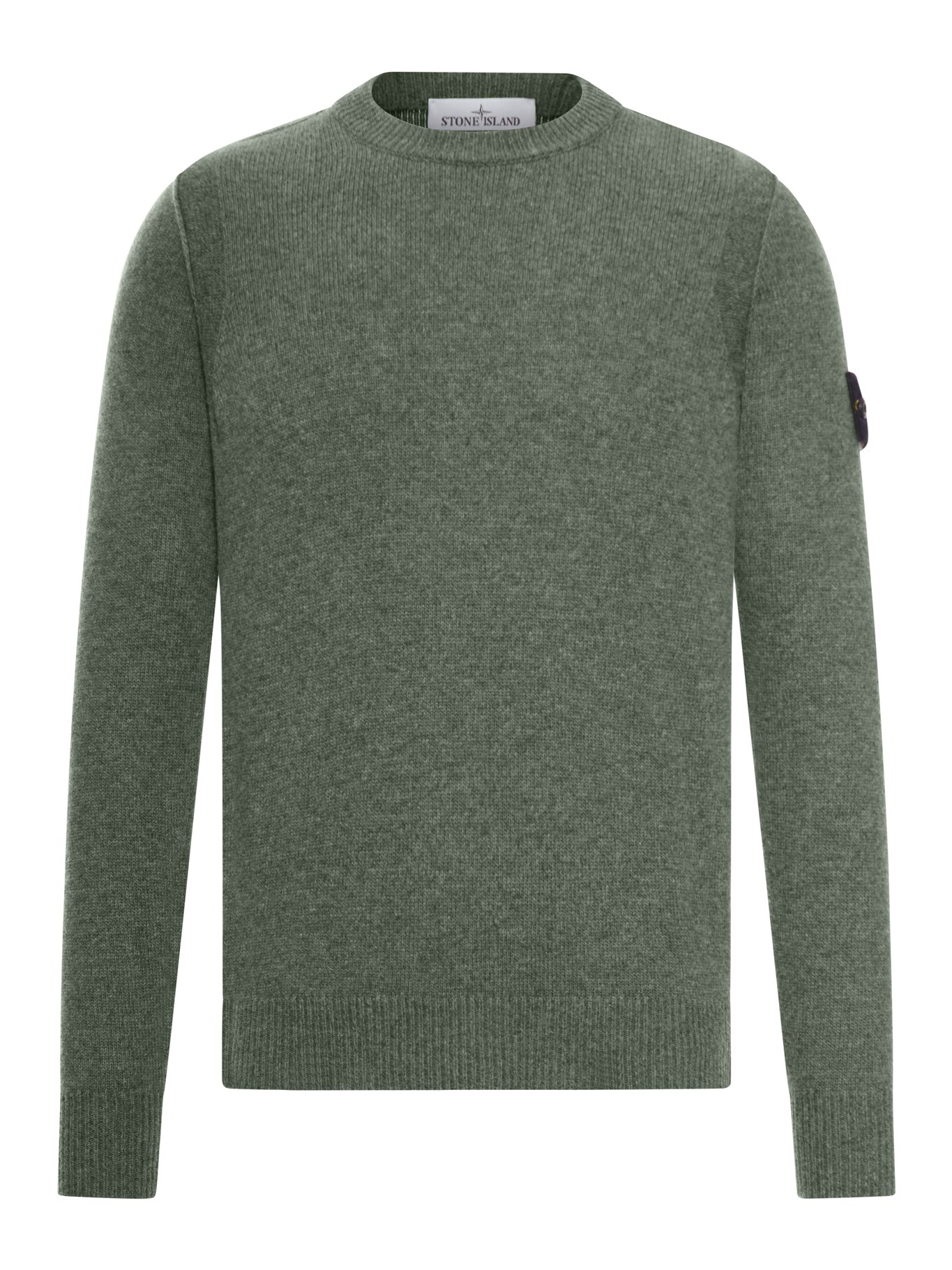 CREW NECK WOOL SWEATER - 1